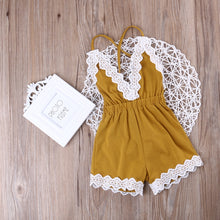 Load image into Gallery viewer, Halter Neck Baby Romper