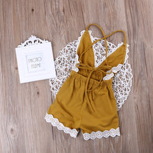 Load image into Gallery viewer, Halter Neck Baby Romper