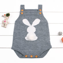 Load image into Gallery viewer, Wool Bunny Baby Romper