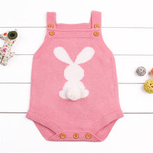 Load image into Gallery viewer, Wool Bunny Baby Romper