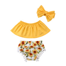 Load image into Gallery viewer, Sunflower Clothes Set