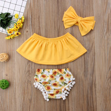 Load image into Gallery viewer, Sunflower Clothes Set
