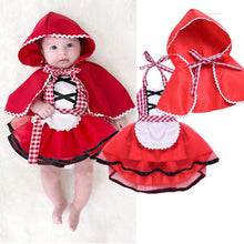 Load image into Gallery viewer, Little Red Riding Hood Baby Dress