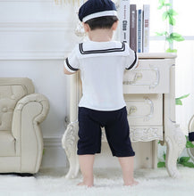 Load image into Gallery viewer, Baby Sailor Romper Costume